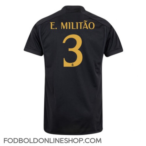 Real Madrid Eder Militao #3 Tredjetrøje 2023-24 Kortærmet